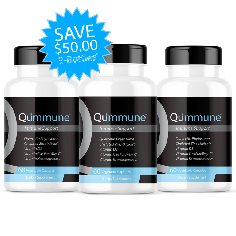 Qummune Immune Support (60) 3-Bottle Save $50